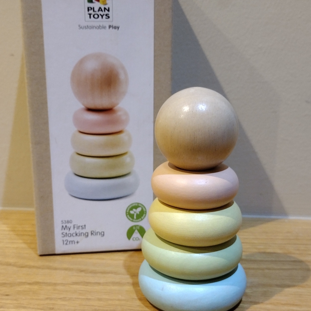 2/$30 My First Stacking Ring - Pastel Colors